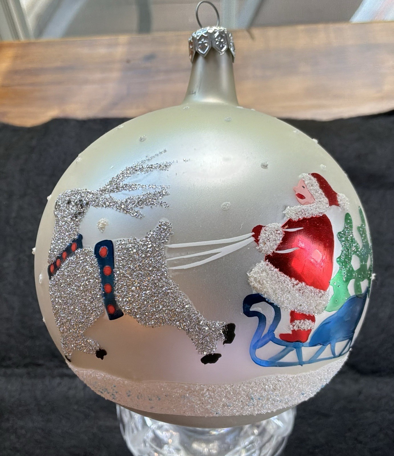 Christopher Radko Siberian Sleigh ride Christmas Ornament