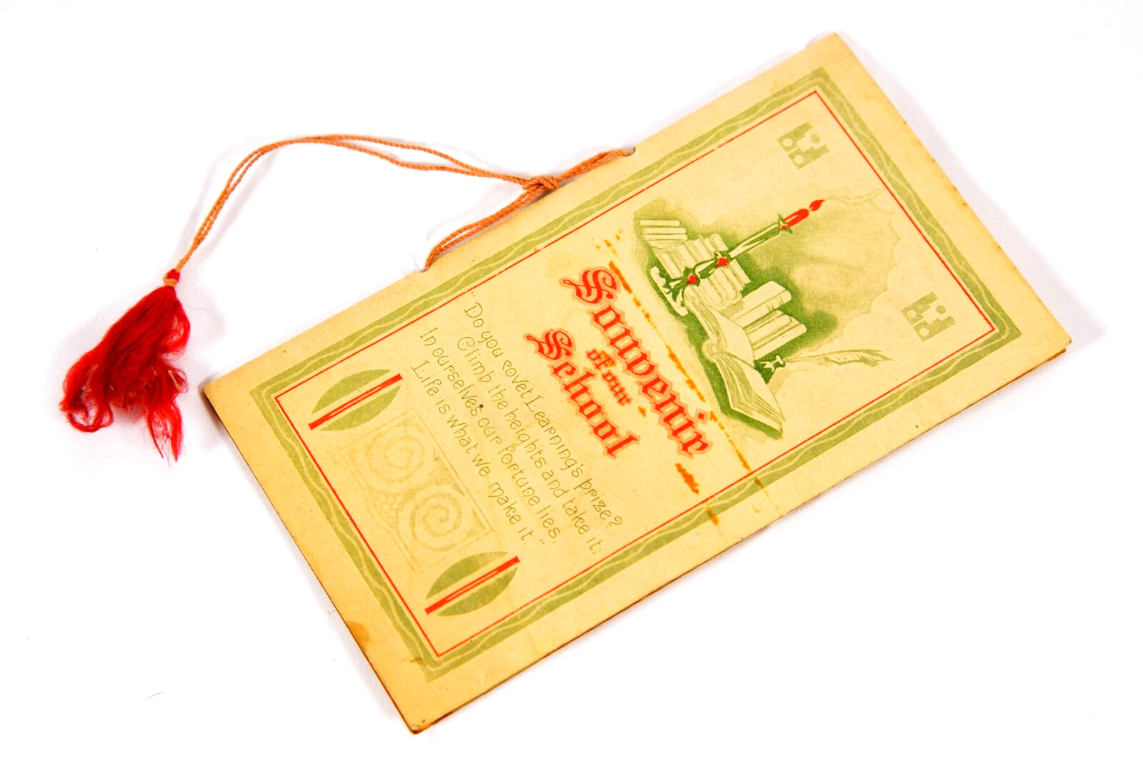 1924 Long Run School Carbon County PA Teacher Mary Andrews School Souvenir