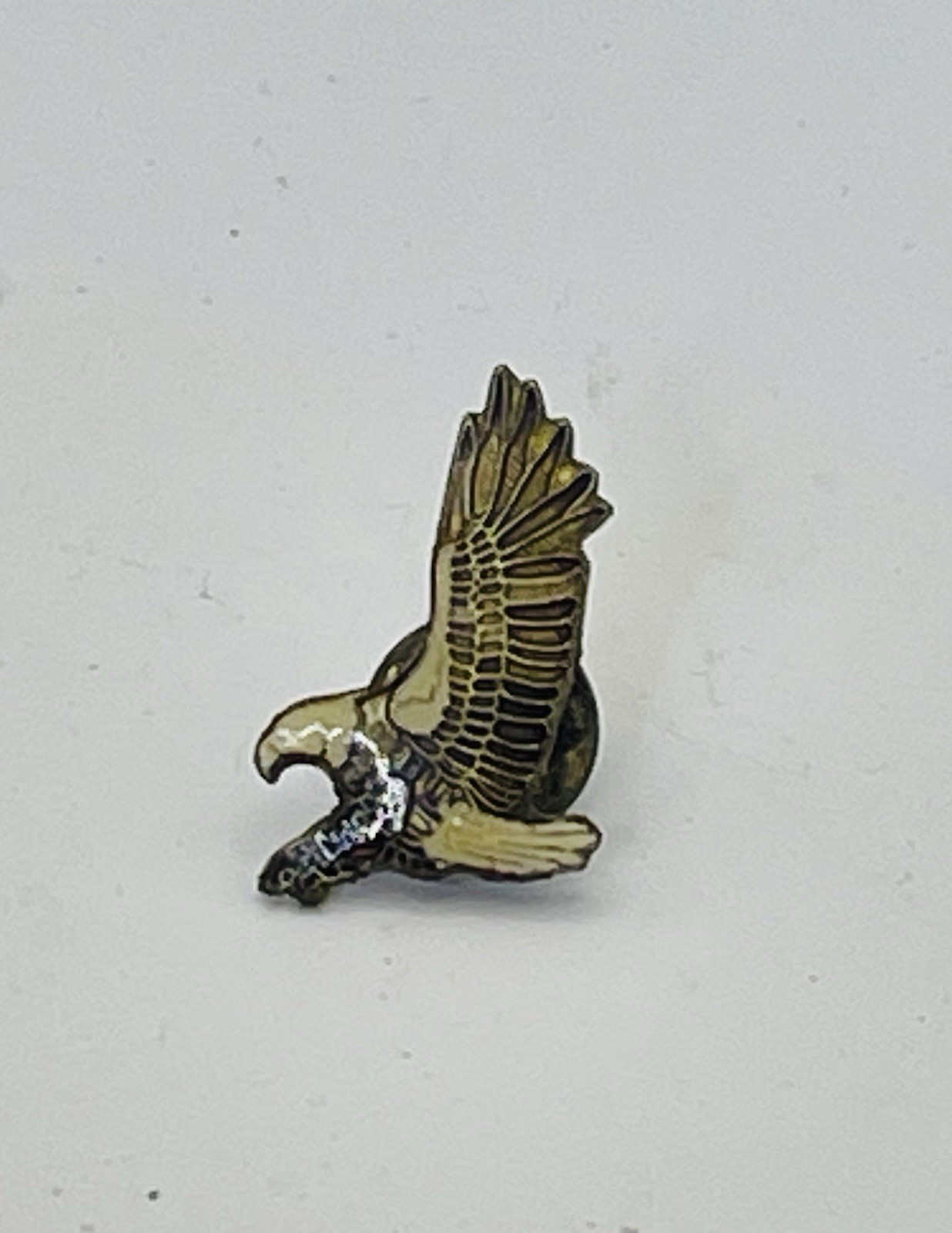 Vintage Eagle Lapel / Hat Pin Enameled 