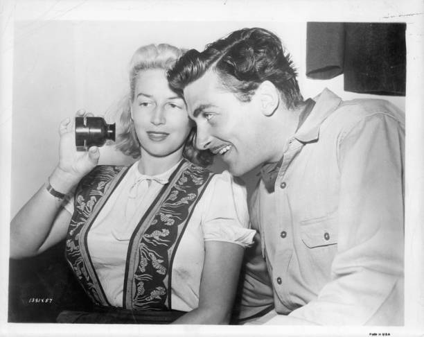 Richard Hart in a publicity portrait with his wife Circa 1960 Old Photo