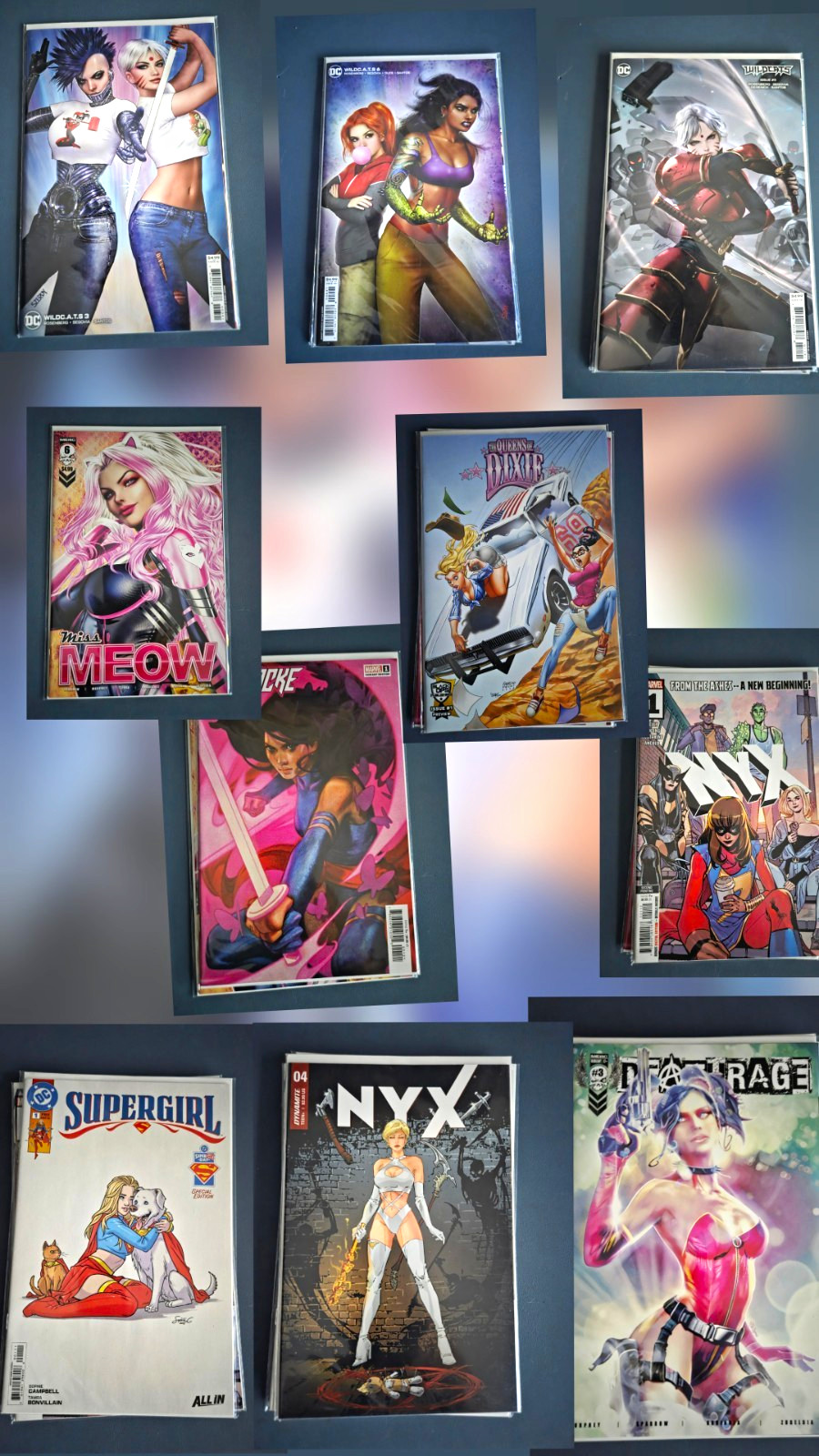Lady Covers Mixed Comic Book Lot Of 30 Variant Comic Books