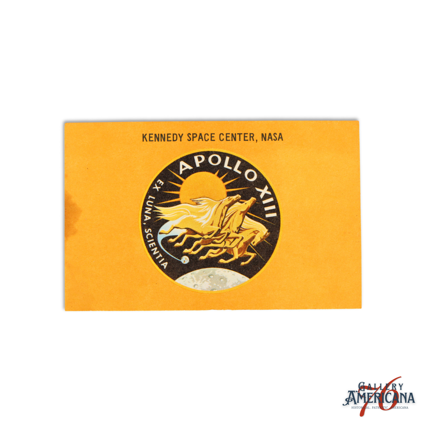 1970 NASA Apollo 13 Launch Pass #2673 Kennedy Space Center