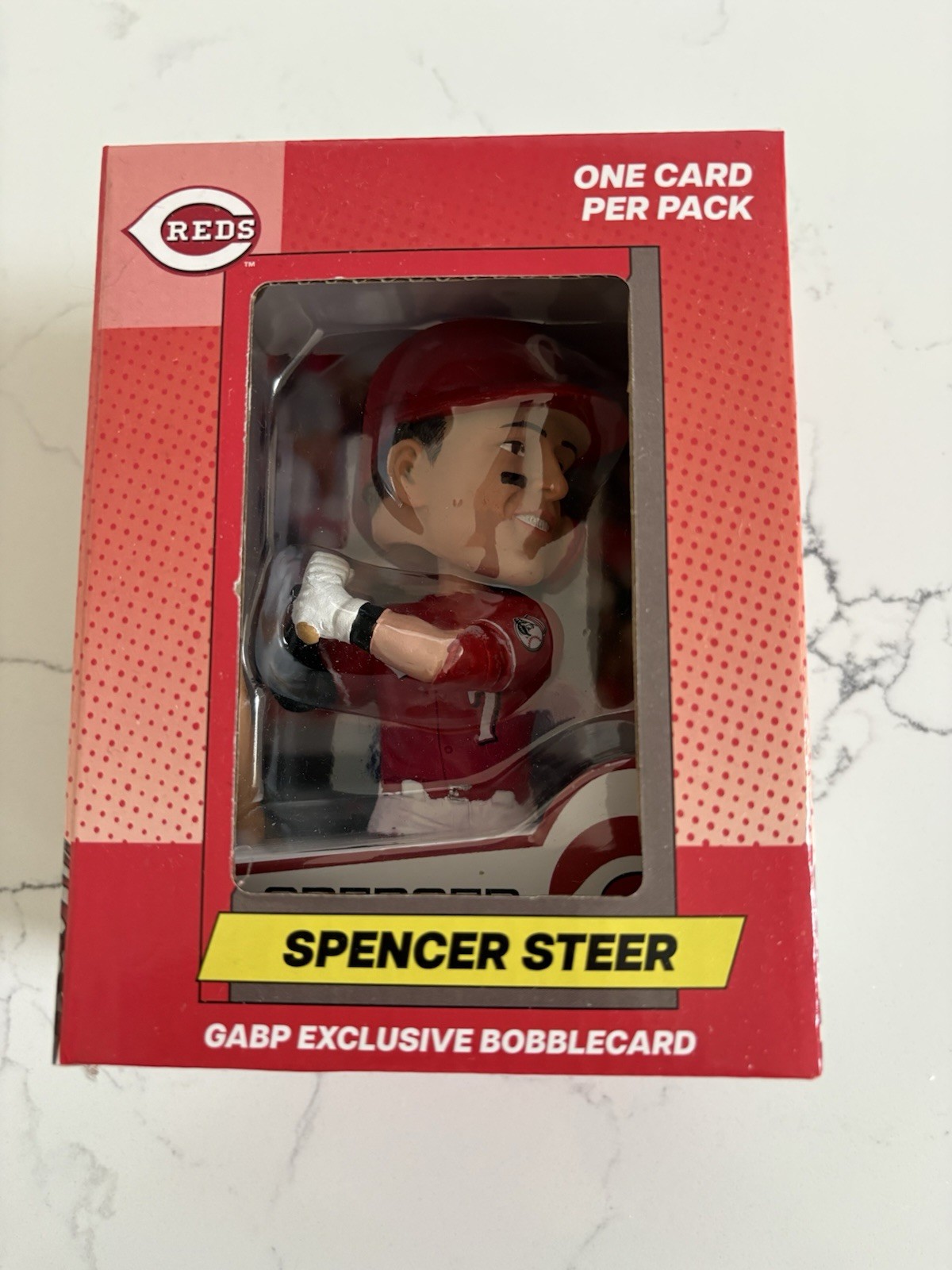 Spencer Steer Bobblehead Cincinnati Reds Bobblehead SGA 5/30/26 NIB