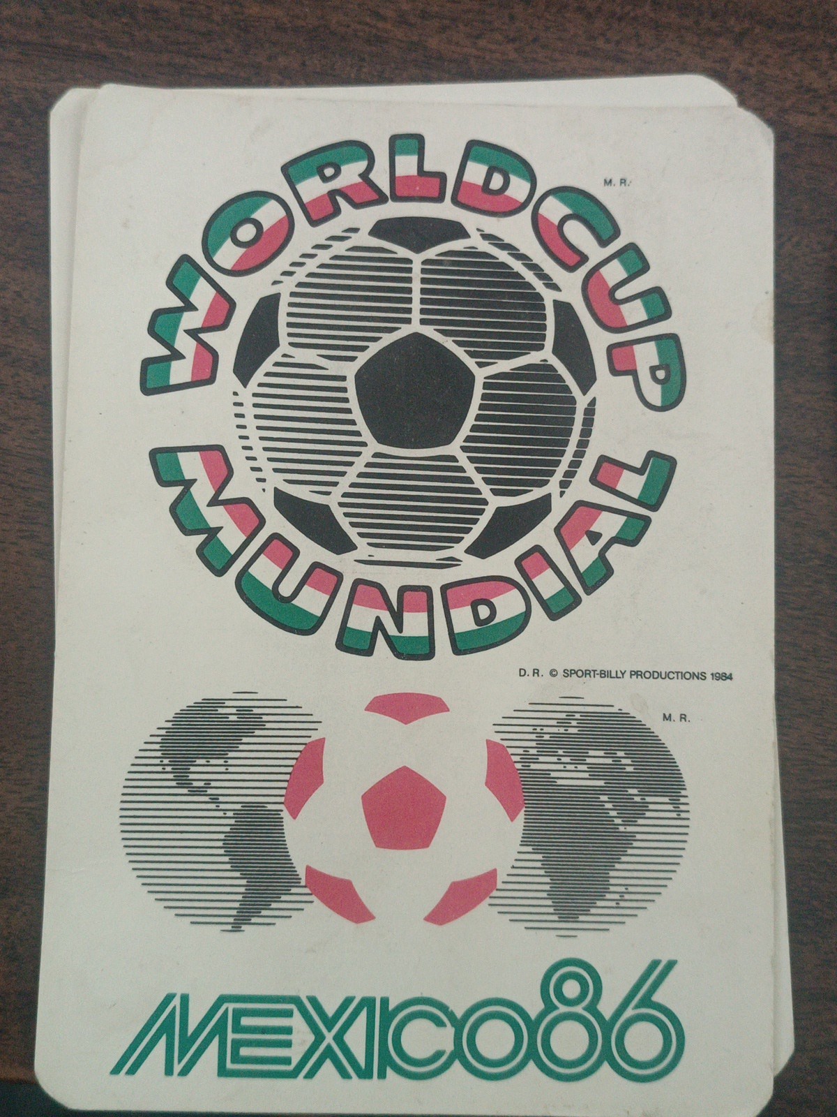 Worldcup México 86 Postal Card