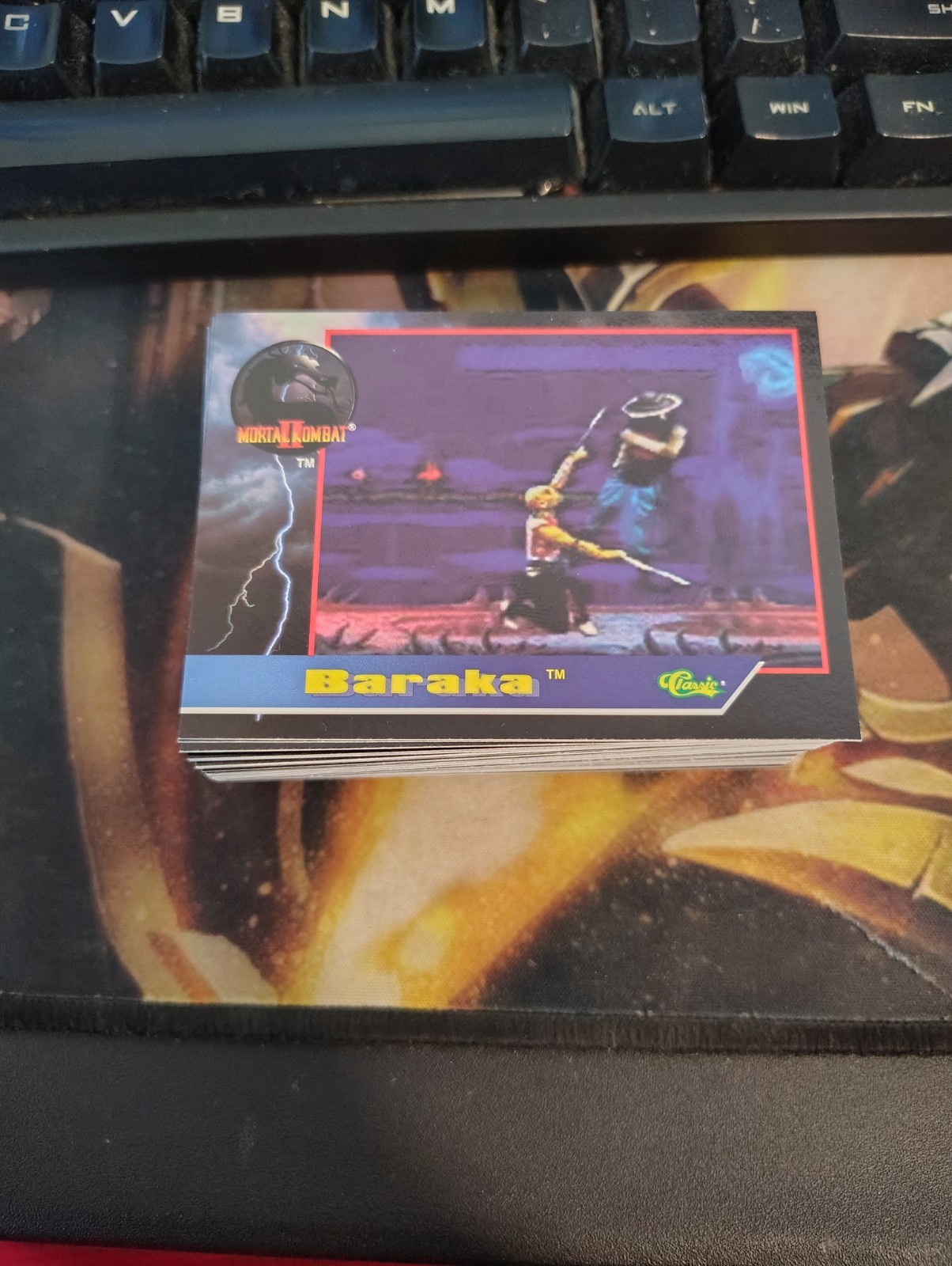 Mortal Kombat 2 1994 Cards 1 -80 Complete Base Set