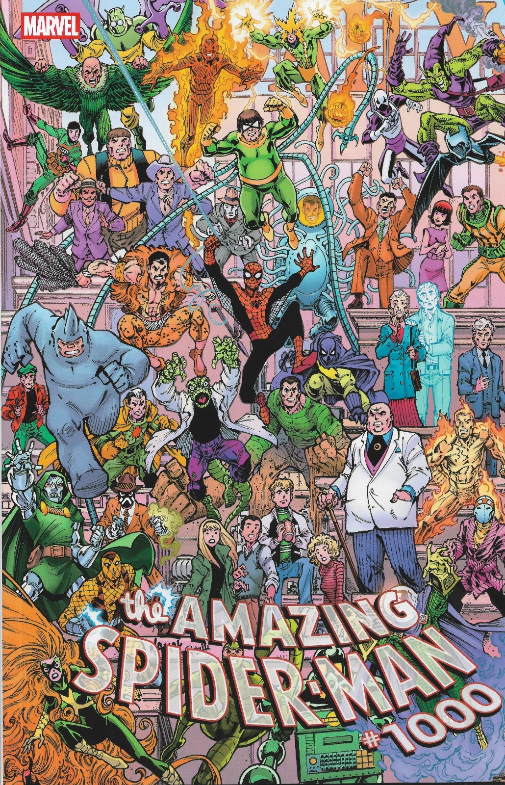 AMAZING SPIDER-MAN #1000 TODD NAUCK 4-PART CONNECTING LEGACY VARIANT (VF to VF+)