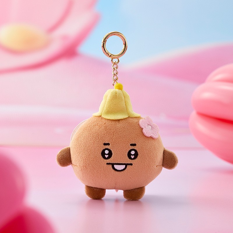 BT21 Cartoon Character Keychain Chimmy Cooky Koya Shooky Tata Bag Charm
