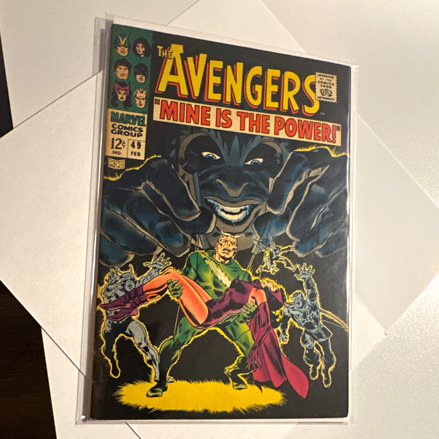 Marvel Comics The Avengers #49 (Silver Age) Mine Is the Power Roy Thomas