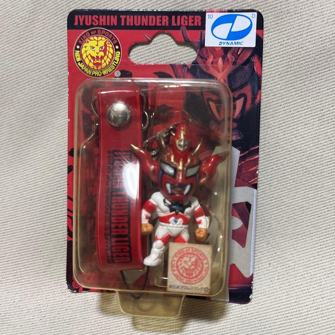 Jushin Thunder Liger Figure Strap Unopened Japanese Pro Wrestling Collectible