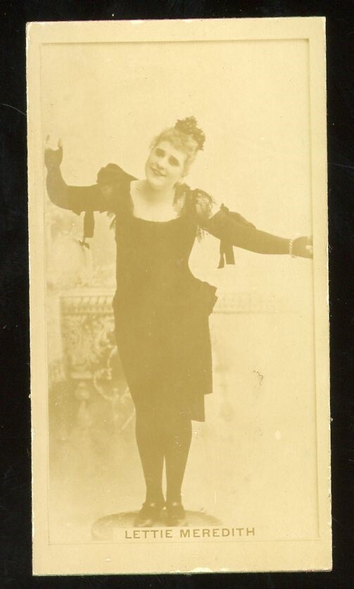 1890 N245 Kinney Sweet Caporal Actors & Actresses Lettie Meredith