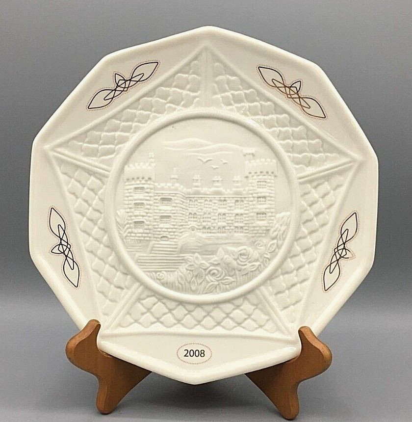 Belleek Porcelain 2008 Annual Plate Kilkenny Castle Limited Edition 1088 of 2000