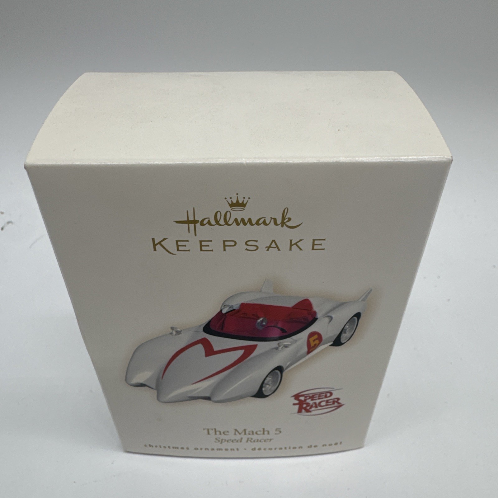 The Mach 5 Speed Racer 2008 Hallmark Ornament Race Car  AM-10-7-444 New