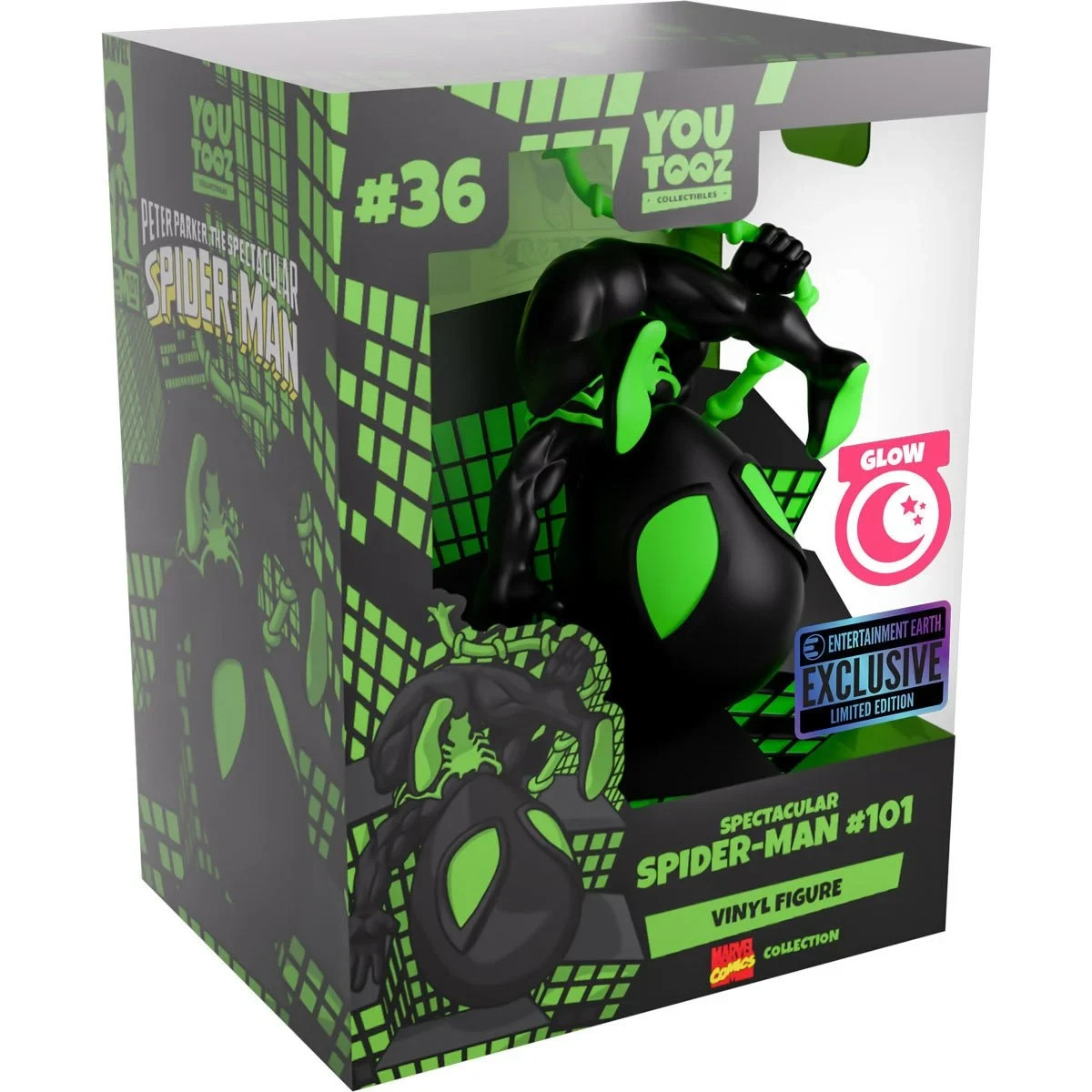 Spectacular Spider-Man 101 GLOW in the Dark EE Exclusive YOUTOOZ Marvel #36