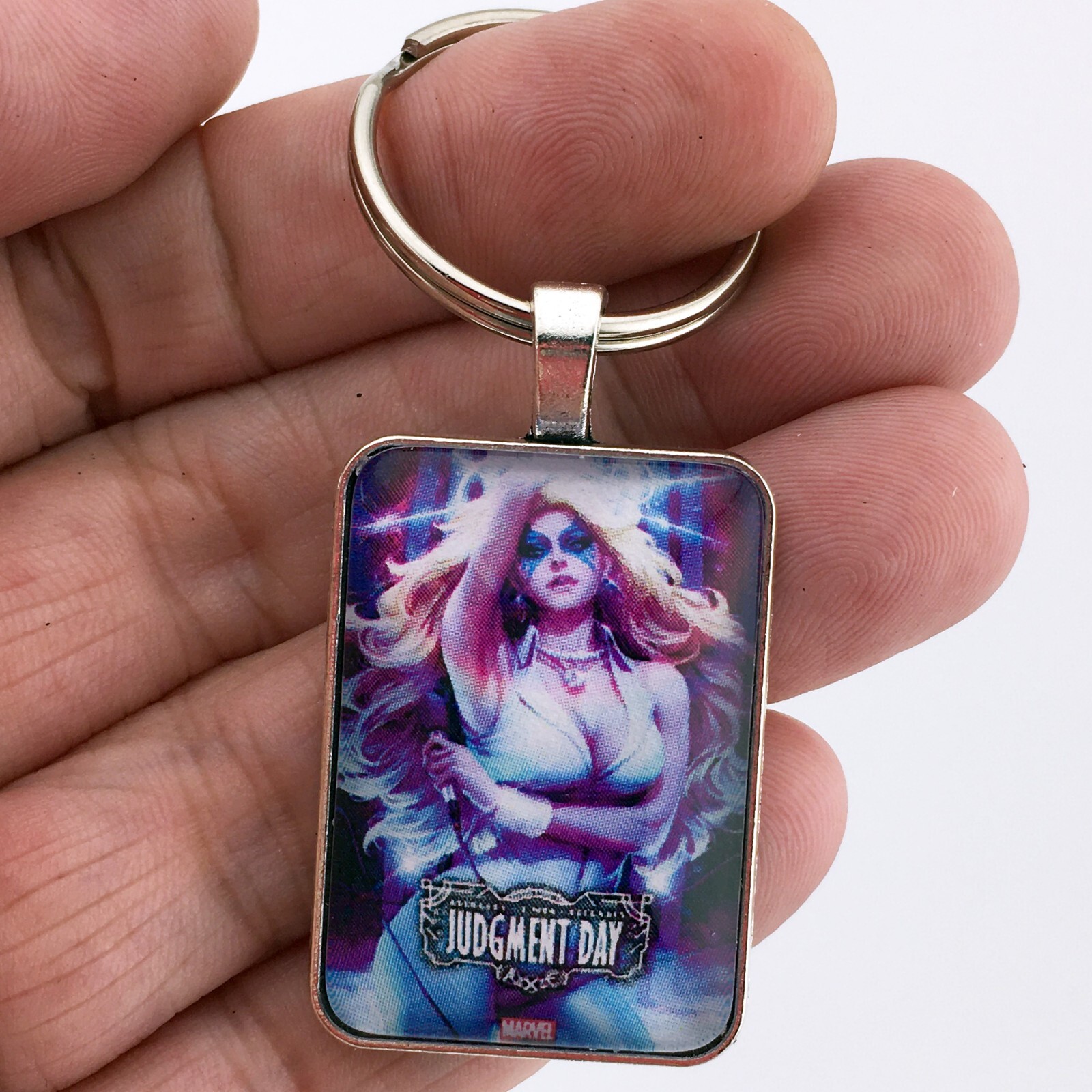 Judgement Day #6 SEXY Artgerm DAZZLER VARIANT COVER Key Ring or Necklace MARVEL