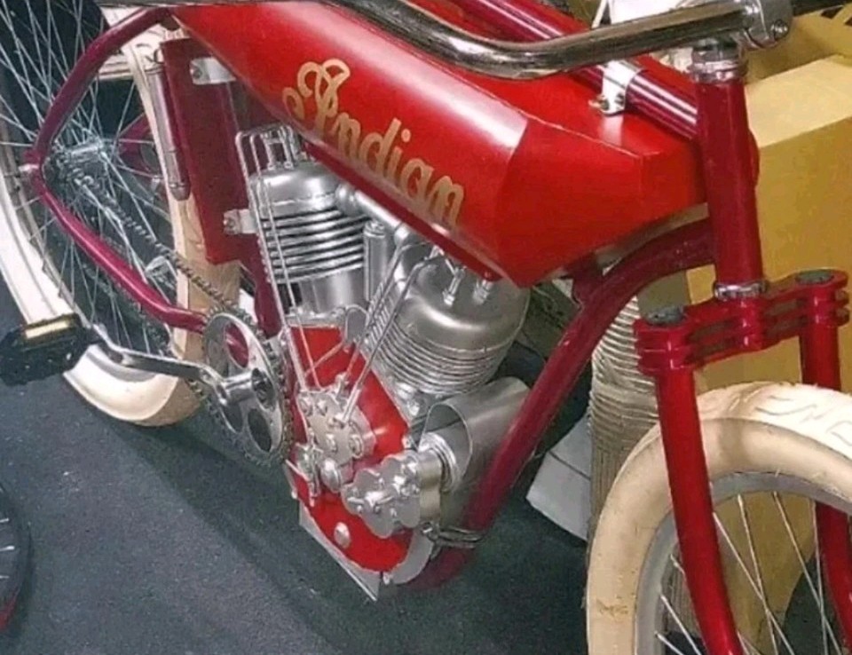 ENGINE ONLY*** decorative full scale board track racer Indian Motor Hand crafted