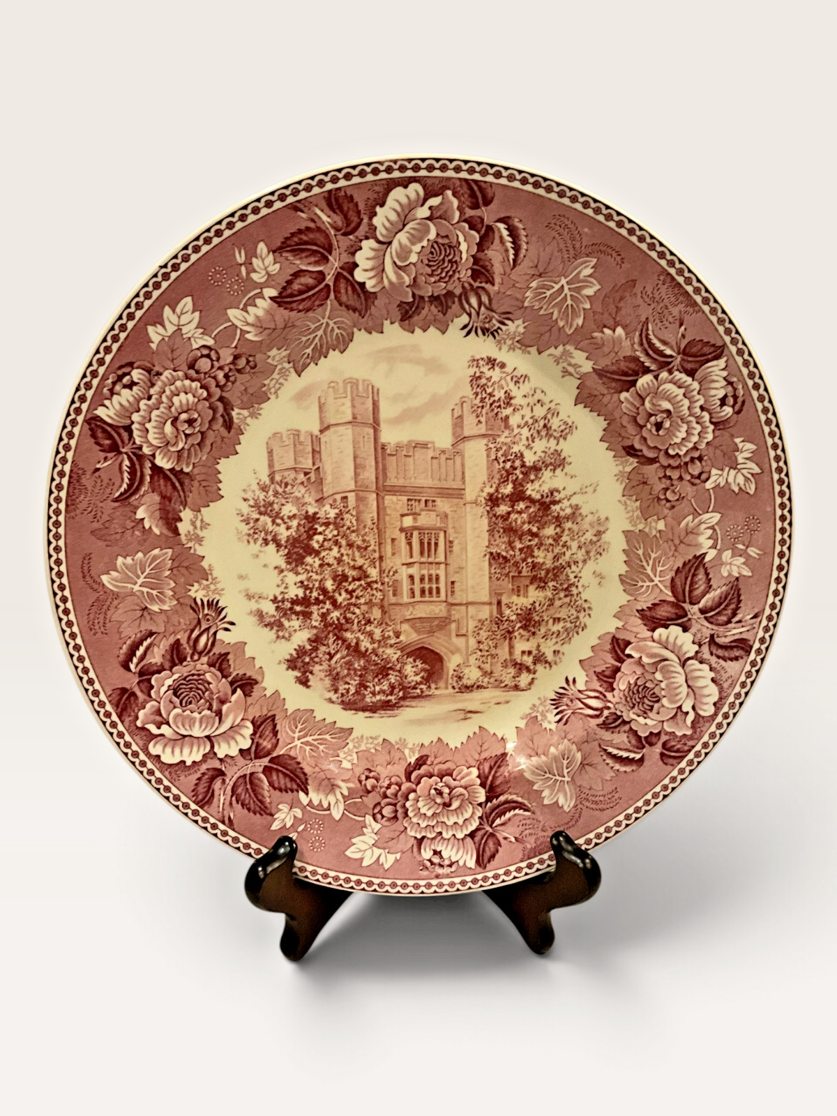 Vintage Wedgwood Indiana University DAR WWI Memorial Hall Plate 10\