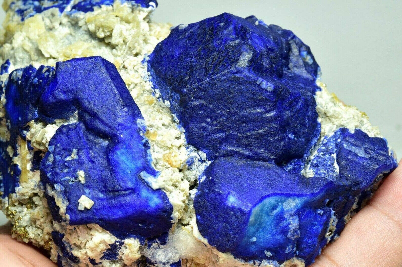 562 GM Big Terminated Lazurite Crystal Specimen w/ Phlogopite& Unknown Mineral
