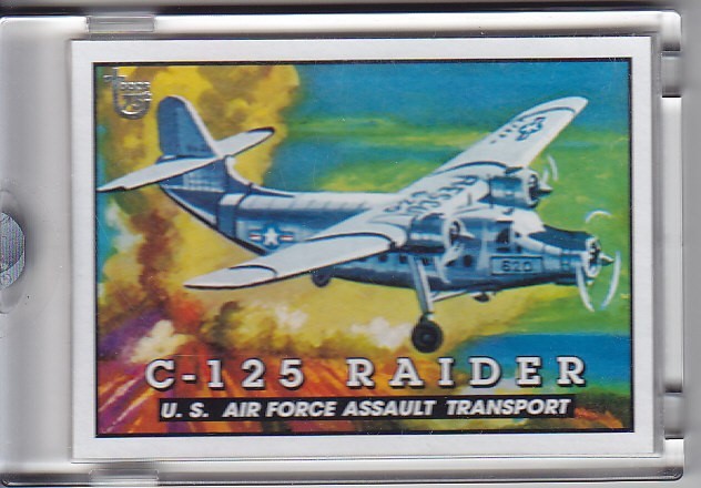 2013 Topps 75th Anniv #3 Wings Topps Vault 1 of 1 Topps COA  (Airplane Cards)