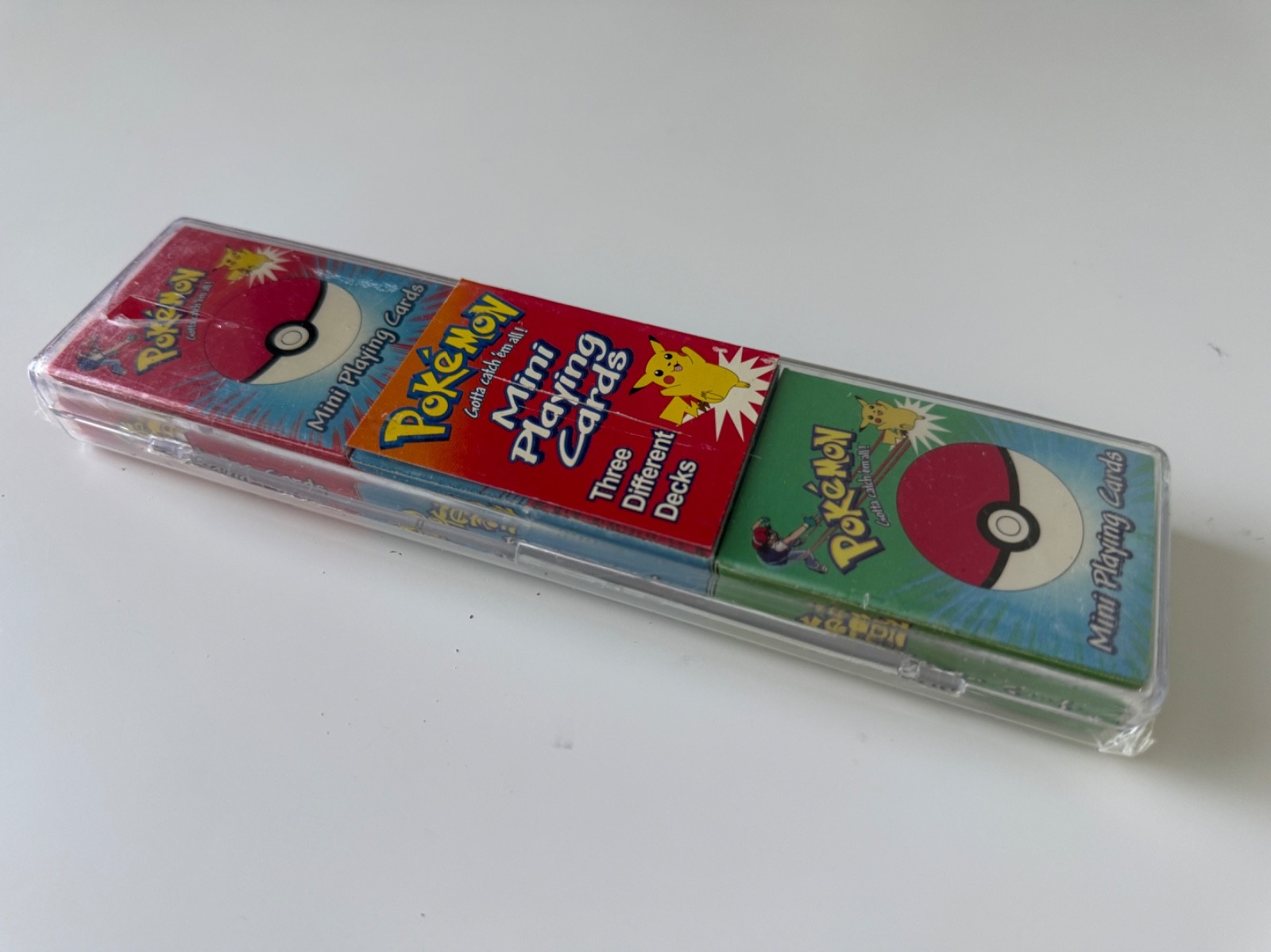 New Old-Stock Nintendo Pokémon Original 1990s Mini Playing Cards Set