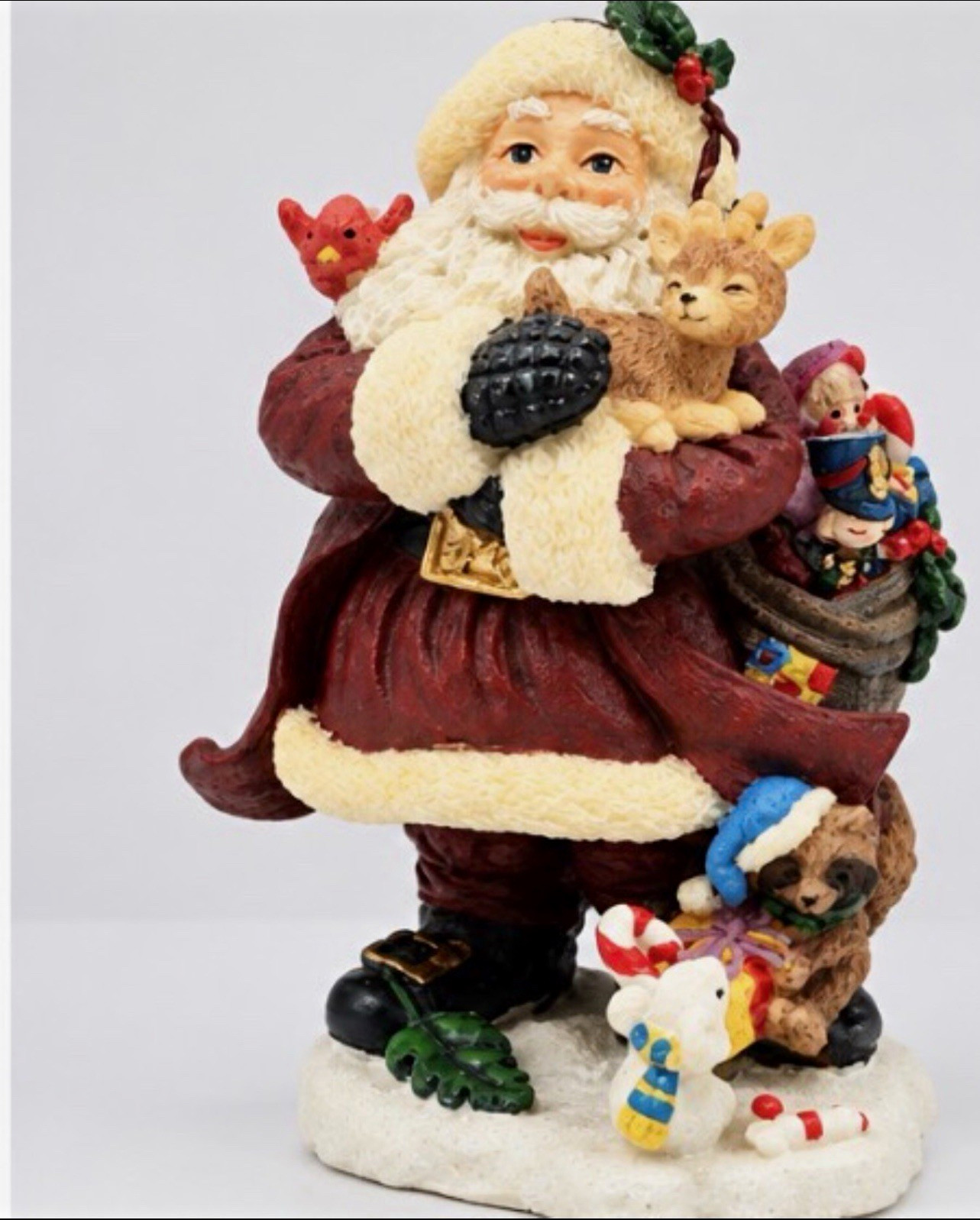 Vintage Young’s Santa Claus Figurine #99806 Christmas Decor w/ Box