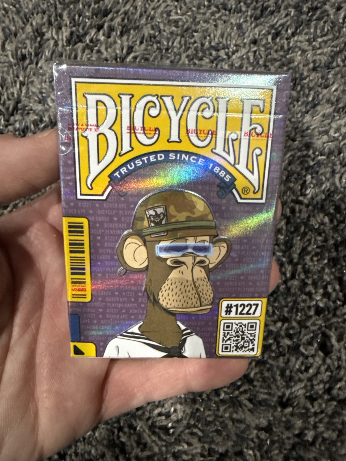 BICYCLE Bored Ape Yacht Club Collab Playing Cards #1227 Sealed Collectible