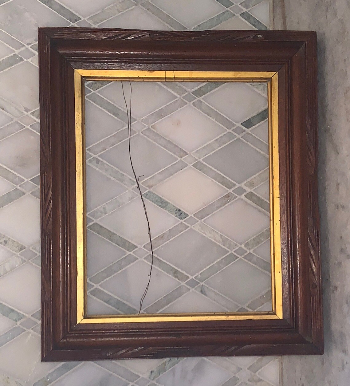 Antique  Victorian EastLake Carved 11.25” X 13.25” ( 7 7/8” X 10 1/8”)
