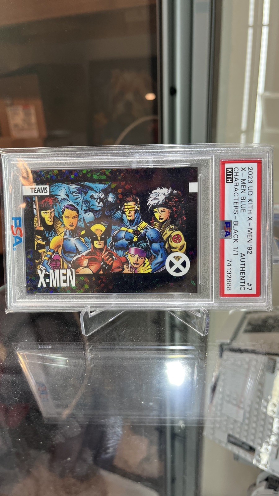 2023 KITH X-Men Blue Team BLACK Opal 1/1 PSA Impel Jim Lee Wolverine Rogue 