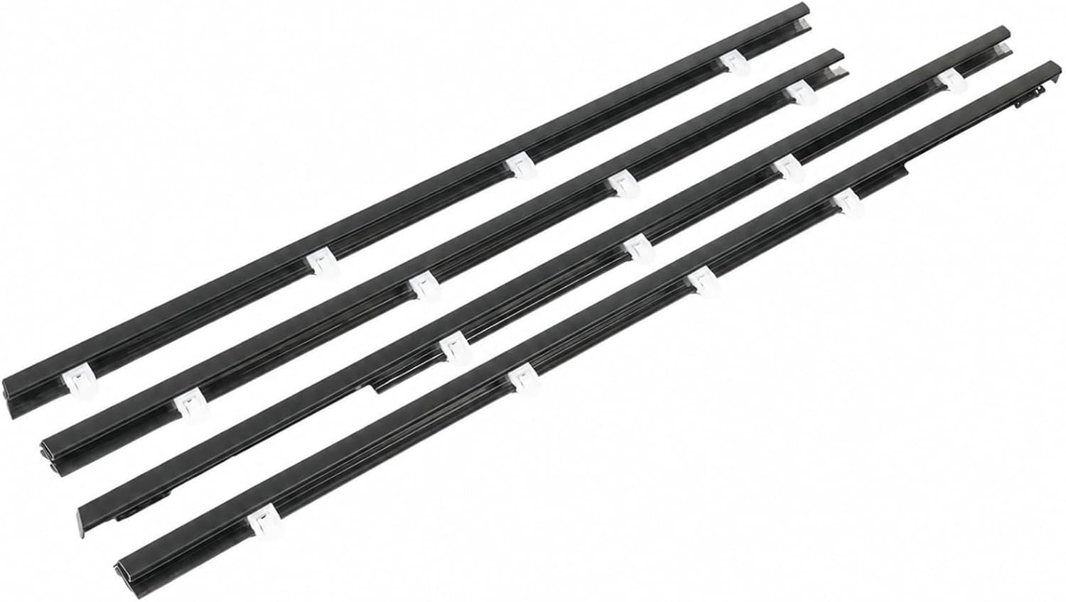 72450-SLE-003 4PCS Window Belt Weatherstrip Fits for Honda Odyssey