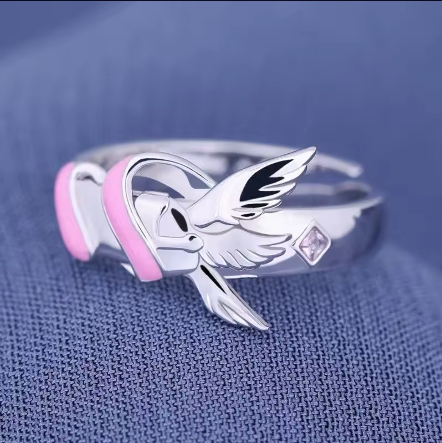 Angewomon Digimon Inspired Ring Adjustable Size