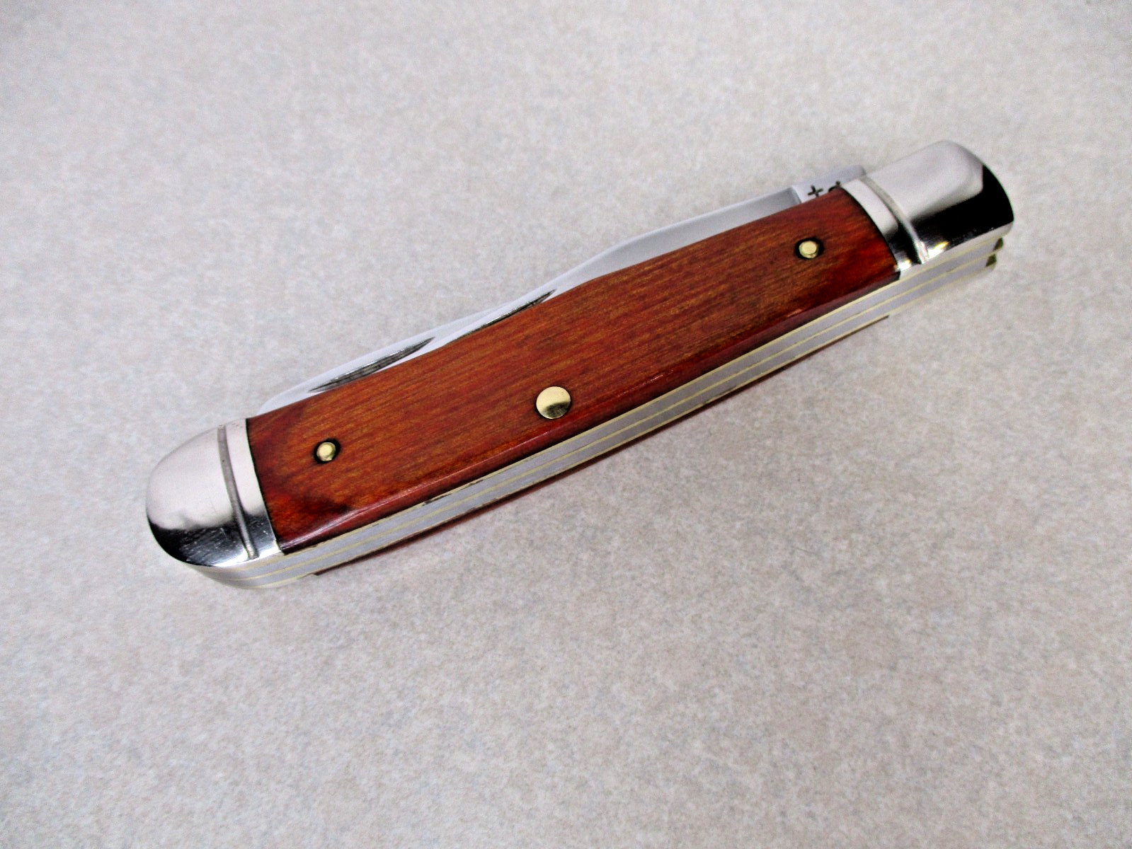 RARE Schrade USA 2 Blade Limited LTD Wood Trapper Knife 285UH 296WT 96OT 194OT