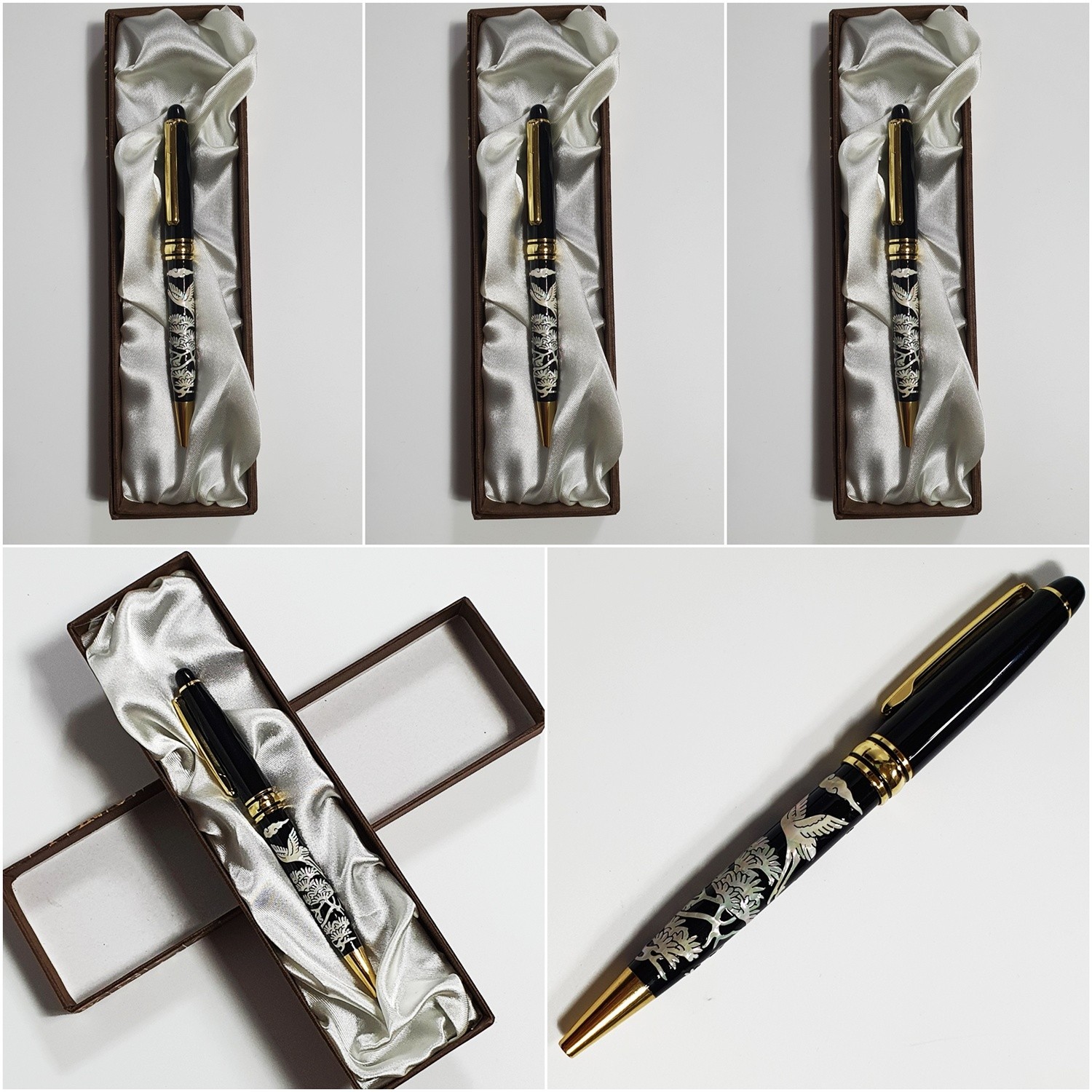 Includes 5 Individually Boxed Pens (Perfect for Corporate Gifts or Party Favors)