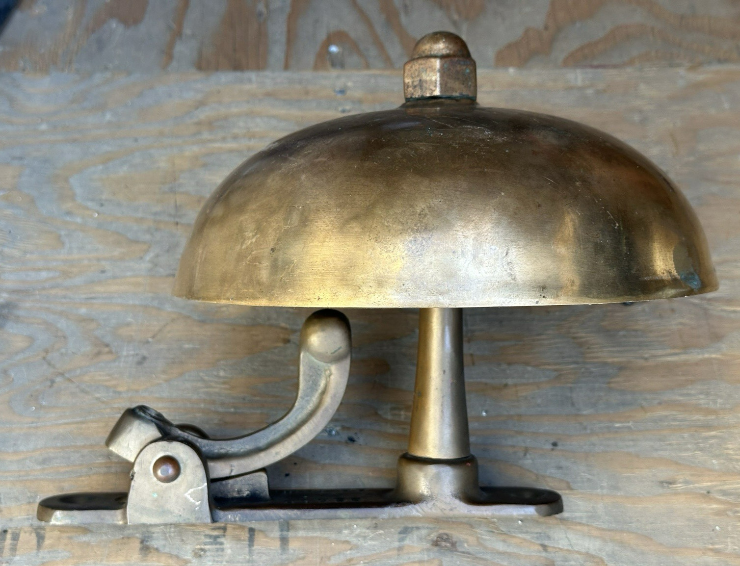 VINTAGE Original BRASS San Francisco CABLE CAR BELL Municipal Railway MUNI Ca.
