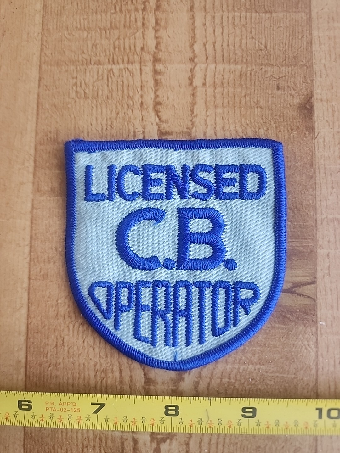 Vintage CB Radio Patch Licensed C.B. Operator V2 