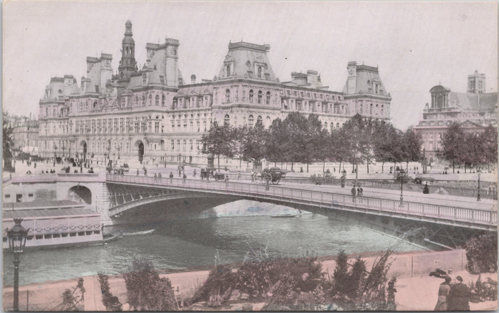 Hotel DeVille Paris Unpoted Postcard