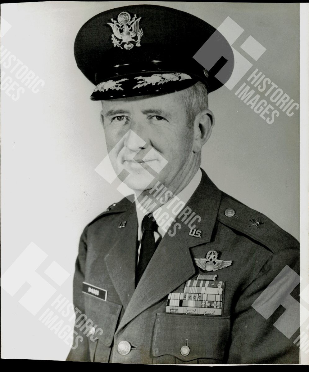 1966 Press Photo US Army Brigadier General John M. McNass