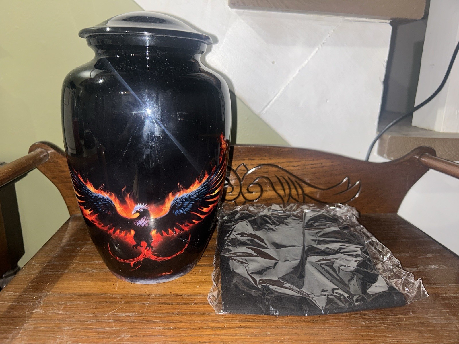 Large Phoenix Cremation Urns For Human Adult Ashes Male Unique Urn For Mother