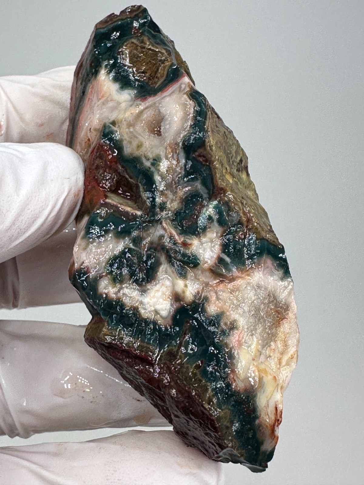 PREMIUM SPECIMEN__RARE Idaho Sunset Jasper / Agate Rough - Lemhi County, Idaho
