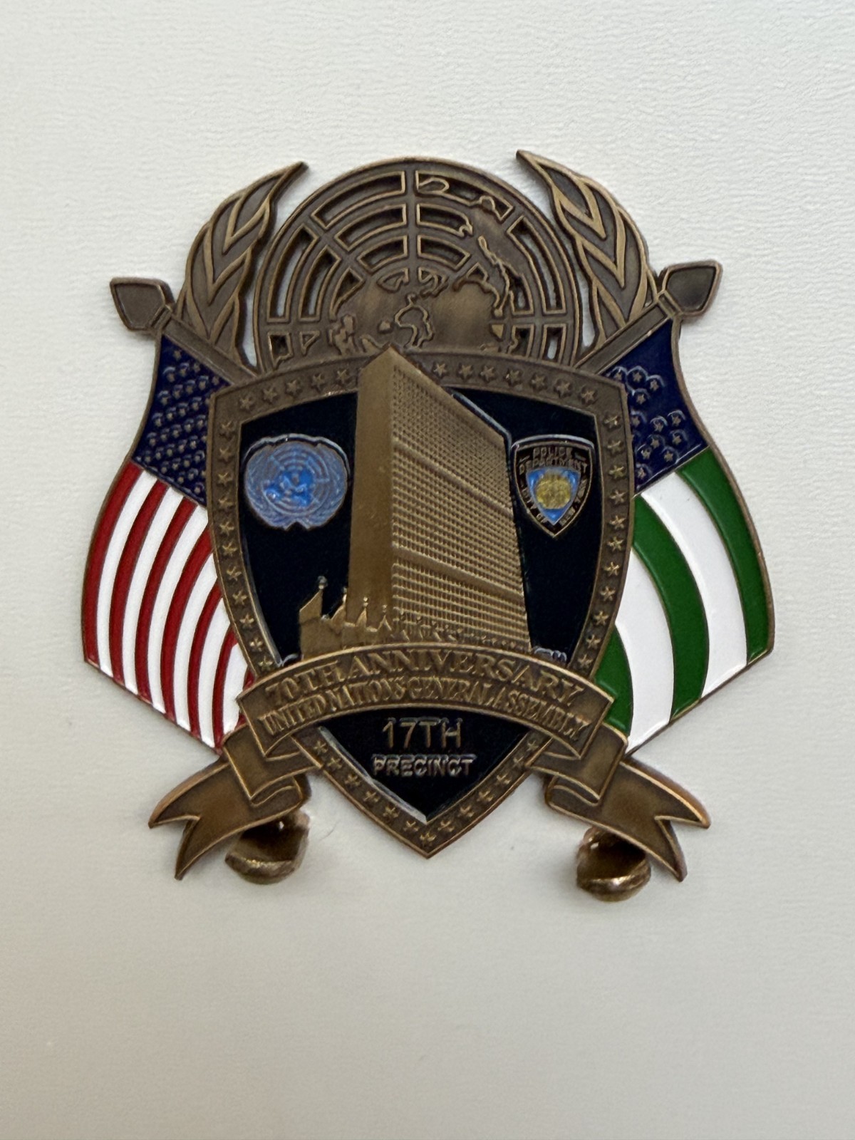 RARE NYPD - 17th Precinct - UN General Assembly & Pope Francis 2015 NYC Visit