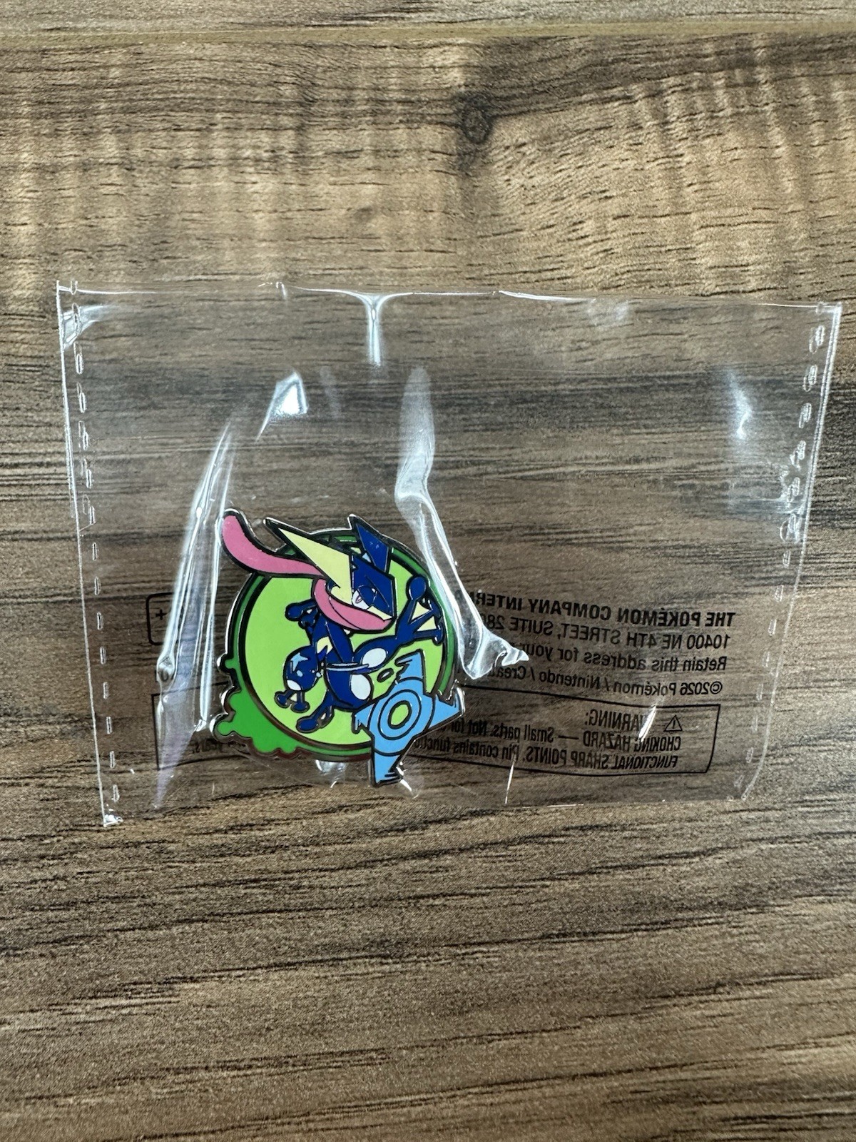 2026 Pokemon XP World Championships Pin Rally Greninja Pin Sealed