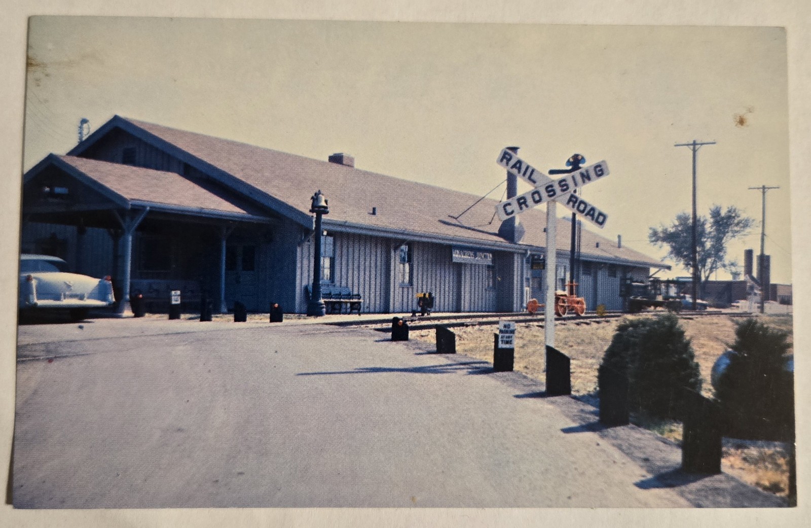 Vtg Unused Postcard AS IS VONACHENS JUNCTION Restaurant Peoria Illinois IL F2