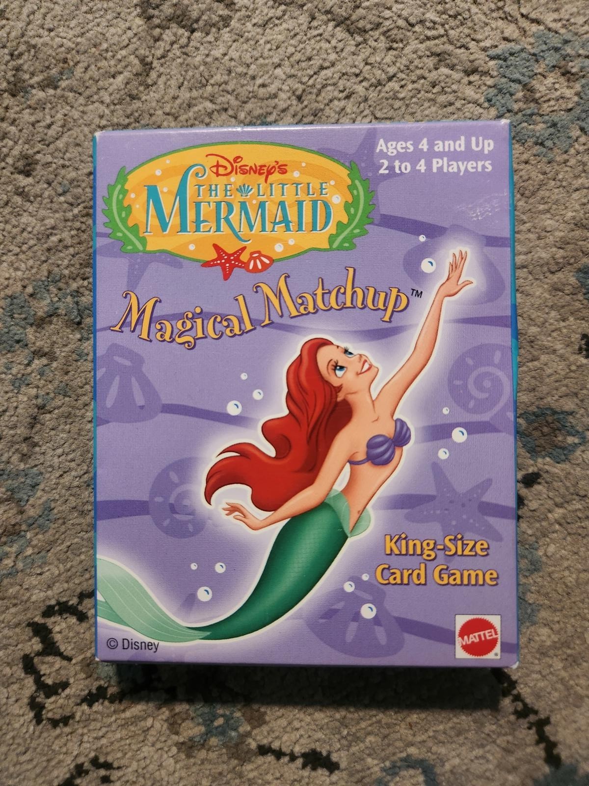 Disney\'s The Little Mermaid Magical Matchup King-Size Card Game - Very Good