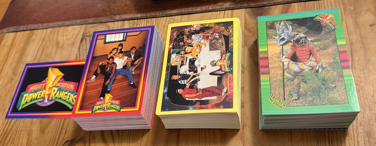 POWER RANGERS COMPLETE SET COLLECT-A-CARD 1994 Series 1 , 2, 3 ~ 216 cards ~72x3