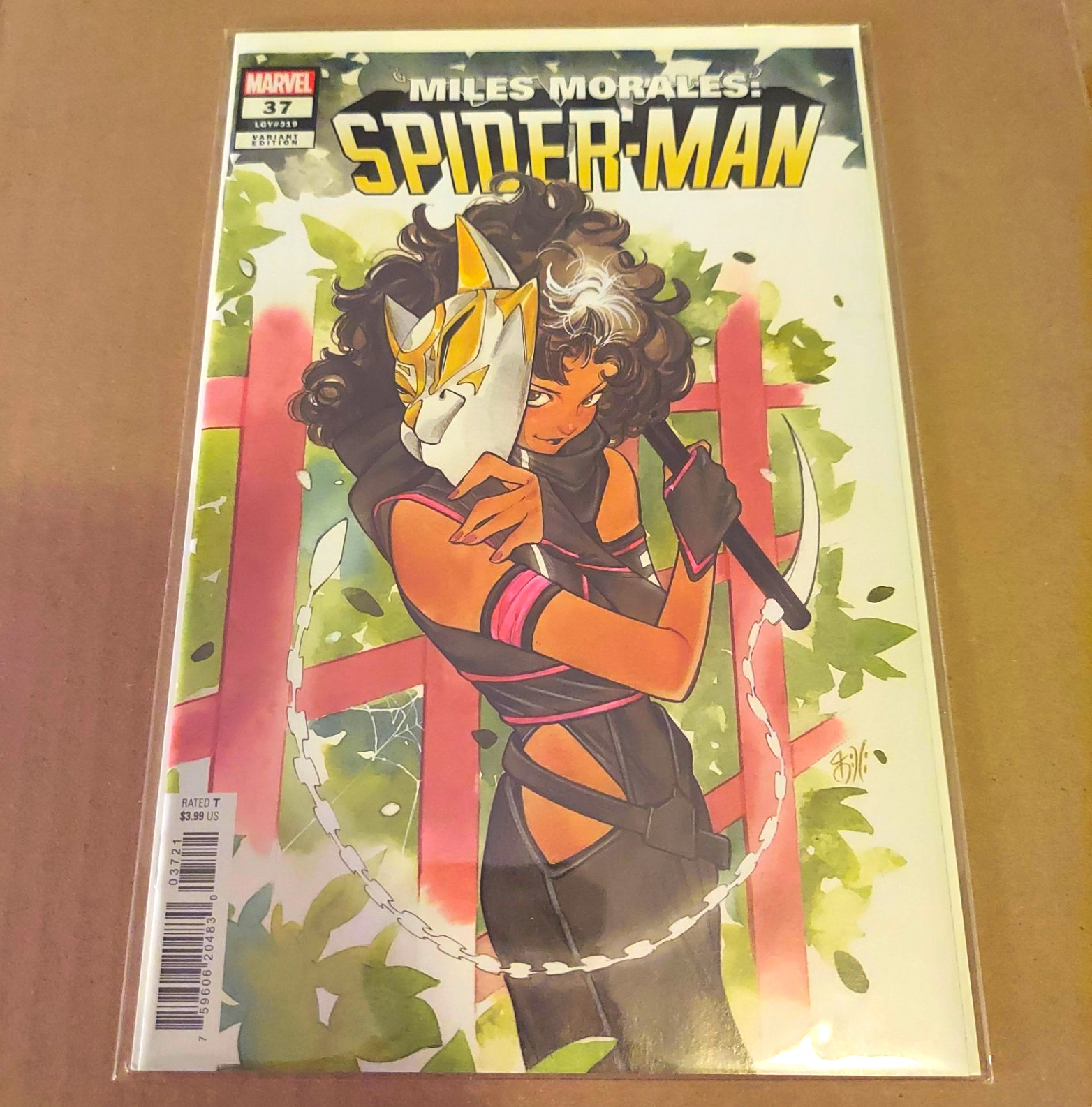 Marvel Miles Morales: Spider-Man #37 (2025) Peach Momoko Variant Cover