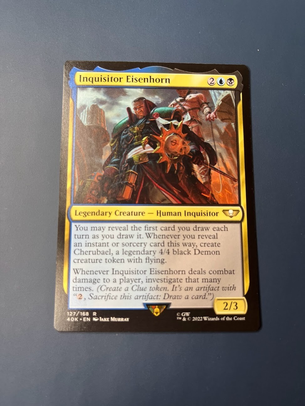 1x INQUISITOR EISENHORN - Warhammer 40k - MTG - Magic the Gathering