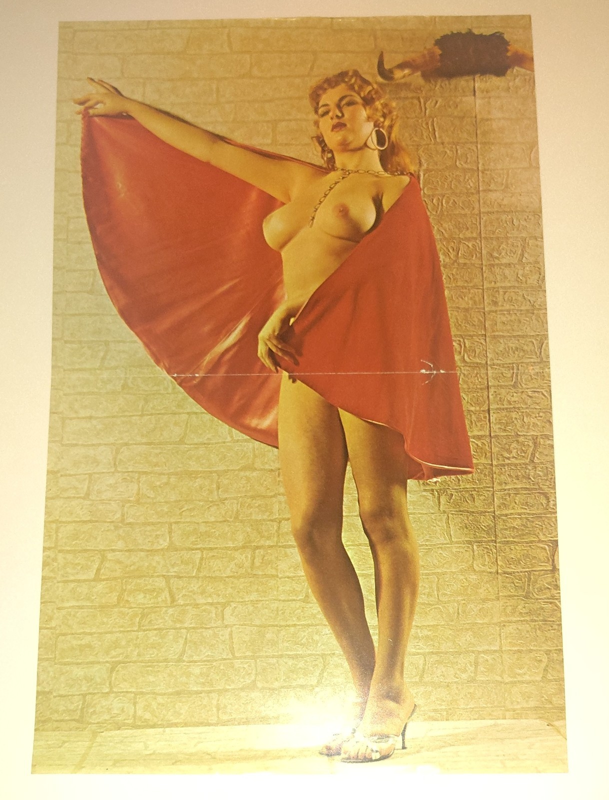 Vintage 1960s Dare Cartoon Pinup Photo Art Pop Art Swinger Magazine Layout Set