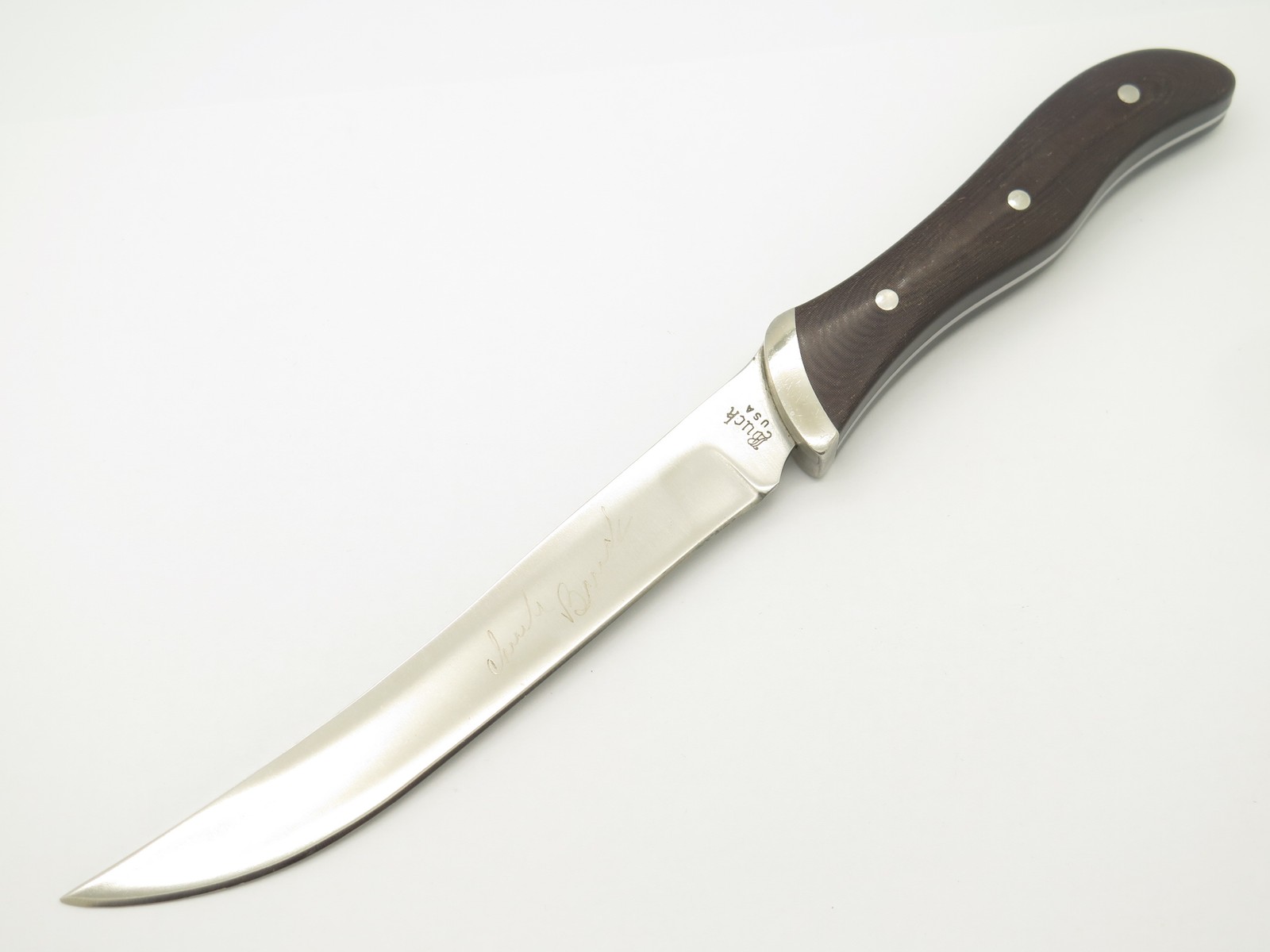 Vintage Chuck Buck Signature Empress Royalty 440C Kitchen Chef Cutlery Knife