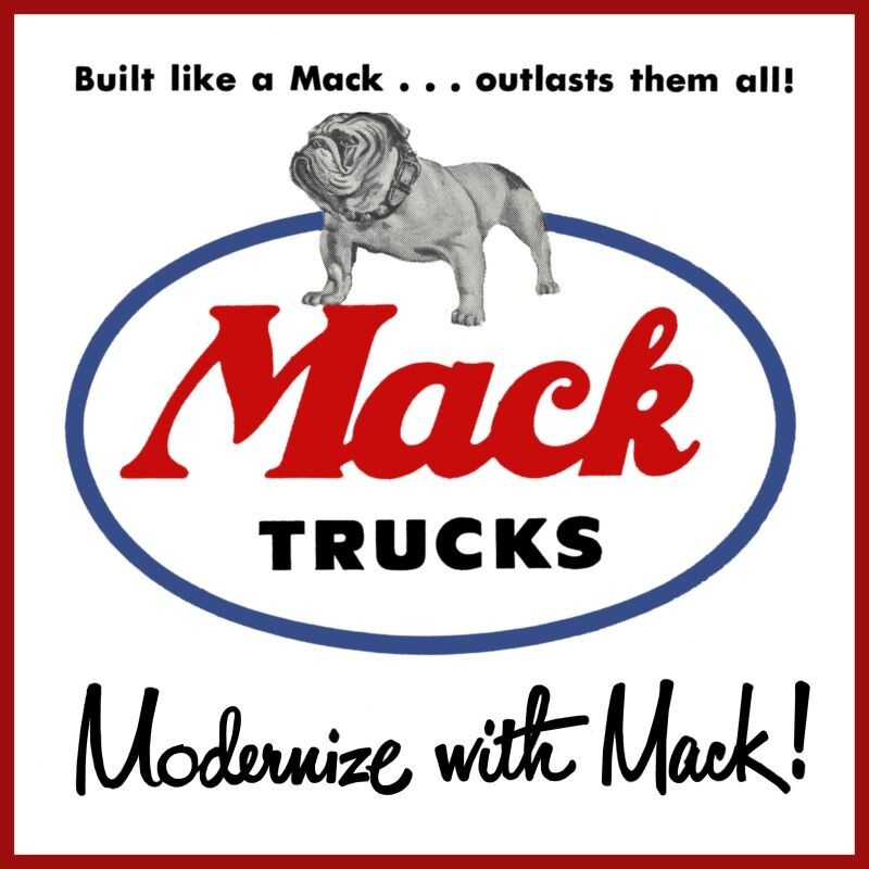 1945 Style Modernize with Mack Trucks New Sign 28