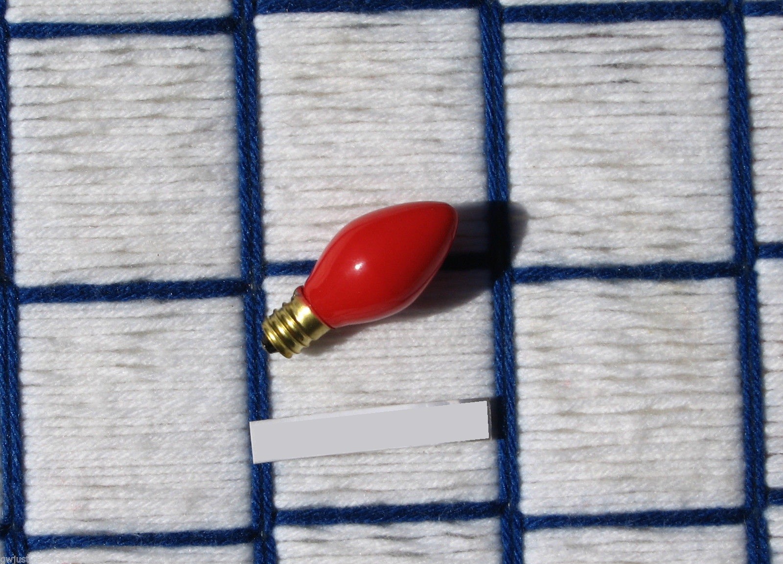 BOXof 24new CERAMIC OPAQUE C7 RED CHRISTMAS LIGHT bulb 7w string replacement 7C7