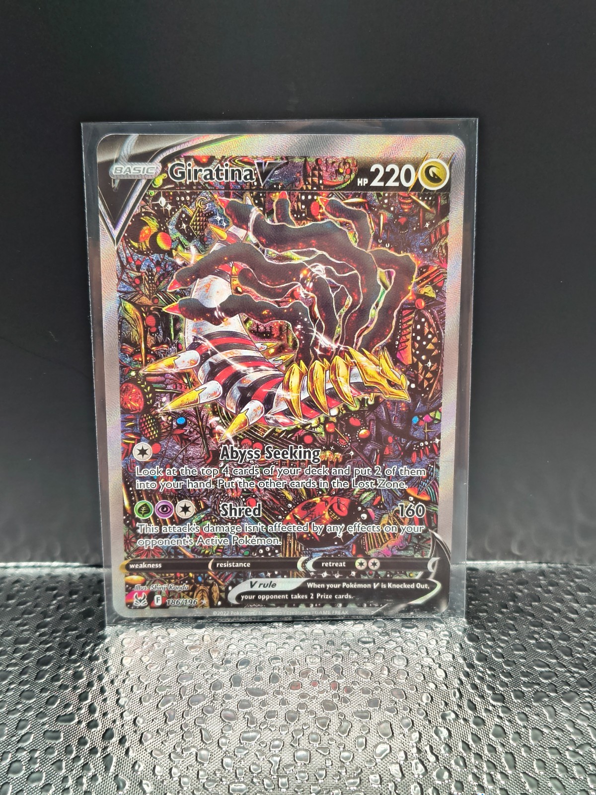 Giratina V 186/196 Alt Art Lost Origin SWSH English NM