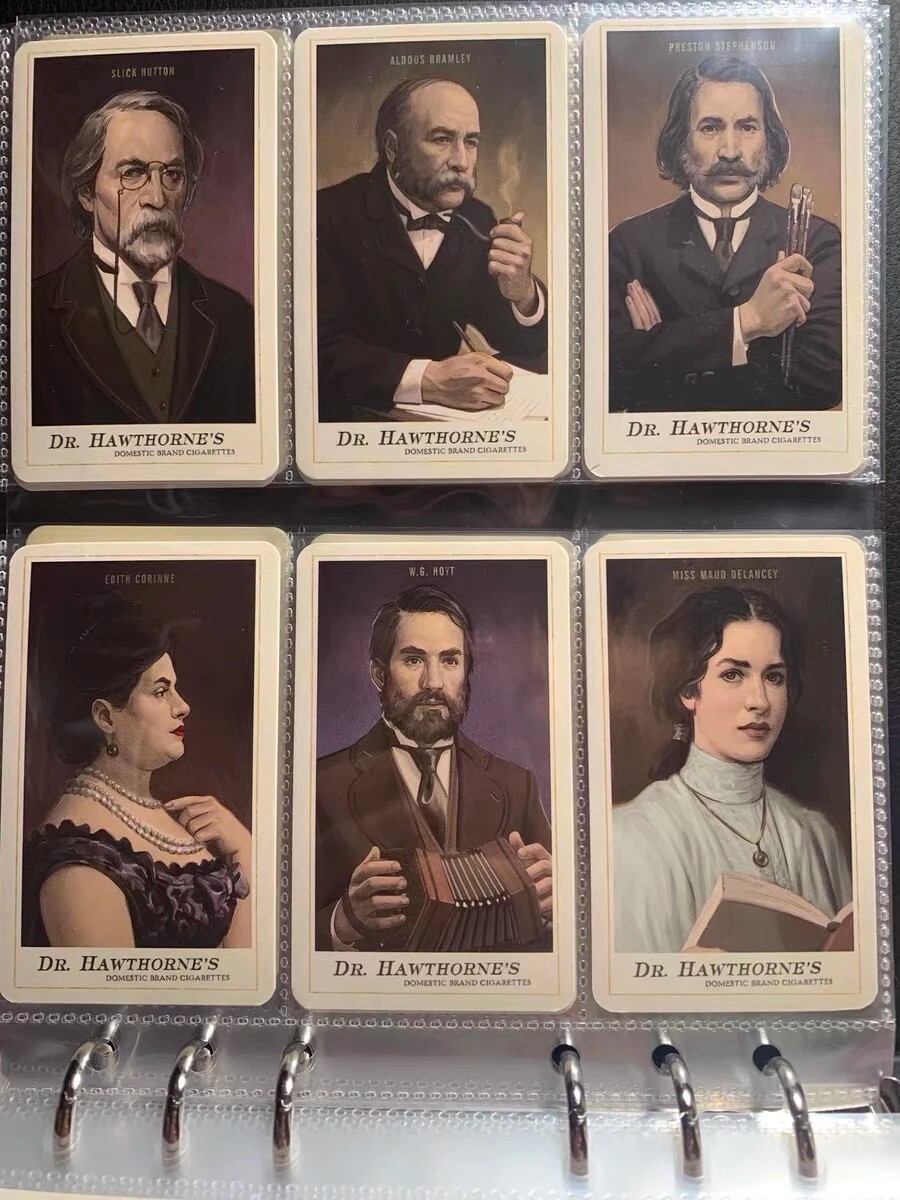 144PCS Morgan Trading Card Set for RDR 2 Collection Gift Diary